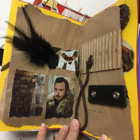 Handmade Junk Journal- Fantasy Dragon Throne theme - Picture 7 of 15